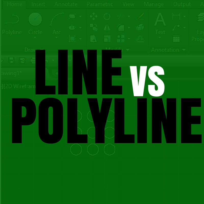 autocad convert polyline to line
